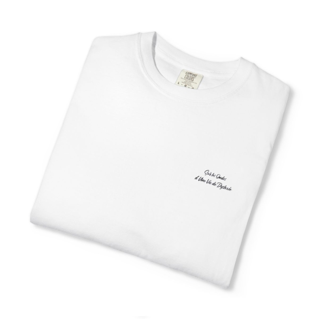 T-Shirt « Sur les Ondes d&#039;une Vie de Dyslexie »